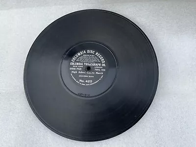 Columbia Disc Record 420 High School Cadets March 78 RPM 10  One Sided • $17.95