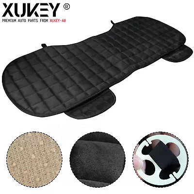 Car Rear Seat Cover Non-slip Protector Auto Mat Chair Cushion Universal Black • $16.60