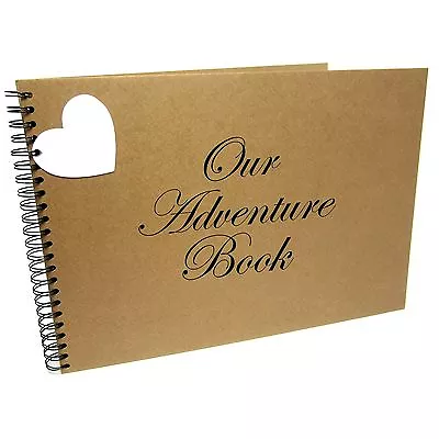 A3/A4/A5 Our Adventure Book Scrapbook Landscape Card Pages Photo Album • £6.99