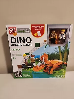 Brand New Block Tech Building Blocks Set.  130 Pieces Dino Observation. (D2) • $11.91