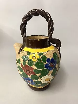 J. Massier Vallauris Pitcher 10 1/2” Tall  Very Good Condition • $40