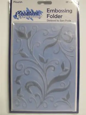 1 X Lattice Or Flourish Embossing Folder 125 X 174mm For Cardmaking & Crafting • £5.72