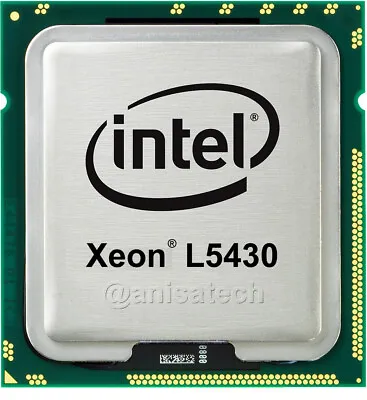 Intel Xeon L5430  Quad Core 2.66GHz 12MB L2 Cache LGA771 50W CPU Processor SLBBQ • £48.59