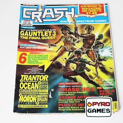 Crash Magazine - Issue 85 - February 1991 - Gauntlet 3 • £14.95