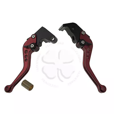 CNC Shorty Brake & Clutch Levers Red For Yamaha YZF R6 05-14 R1 Handle Hand • $29.99