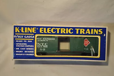 K-line O/o27 Railway Express Agency Boxcar #7506 N.i.b. • $39.99