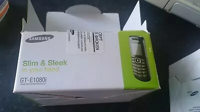 Samsung GT-E1080i Unlocked Working Classic Mobile Phone • £30