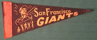 Rare Vintage 1960's San Francisco Giants Baseball Mini Pennant 3.5 X 9” • $25