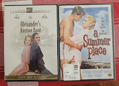 A Summer Place & Alexander's Ragtime Band DVD LOT Sandra Dee BRAND NEW SEALED  • $14.99