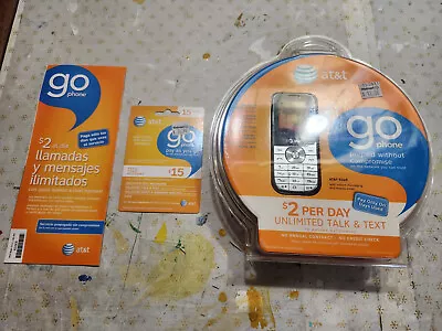 AT&T Go Phone Prepaid AT&T R225 NIB W/ Refill Card • $30