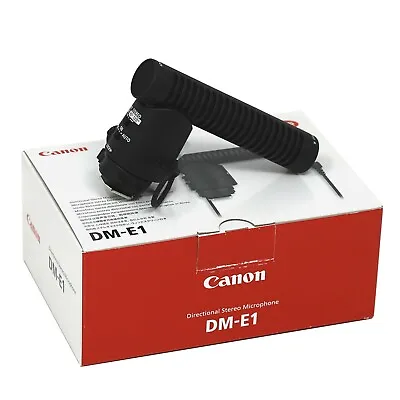 Canon Directional Stereo Microphone DM-E1 - 2 Year Warranty- UK NEXT DAY DEL • £333