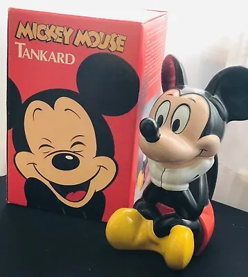 New Mickey Mouse Tankard Series Disney Parks Disney World Ceramarte Boxed • $52