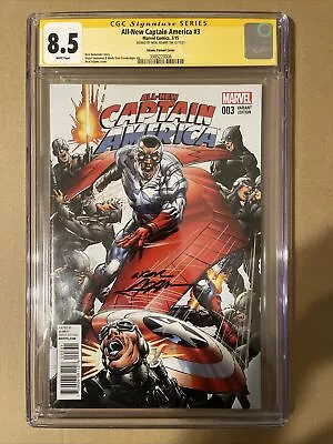All-New Captain America #3 Adams Variant Cover CGC SS 8.5 Signed By Neal Adams • £120.64