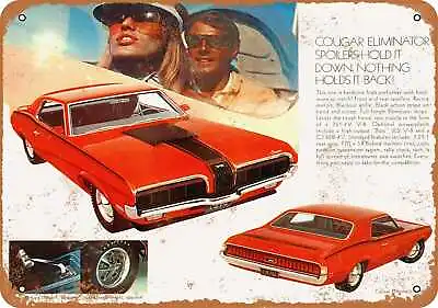 Metal Sign - 1970 Mercury Cougar Eliminator - Vintage Look Reproduction • $18.66