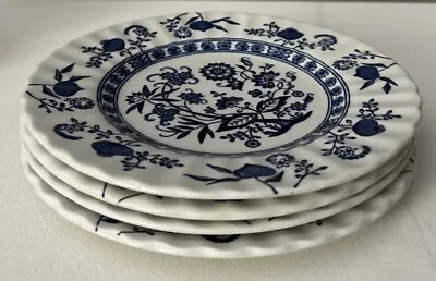 4 J & G Meakin BLUE NORDIC 7  Classic English Ironstone Dessert Pie Plates • $18