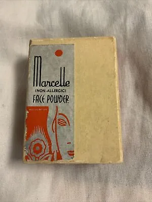 Vintage 1940’s Marcelle Non Allergic Face Powder Mini Box 2.25”x1.75” • $5.36