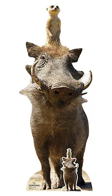 Timon And Pumbaa Lion King Live Action Lifesize Cardboard Cutout 162cm • £35.99