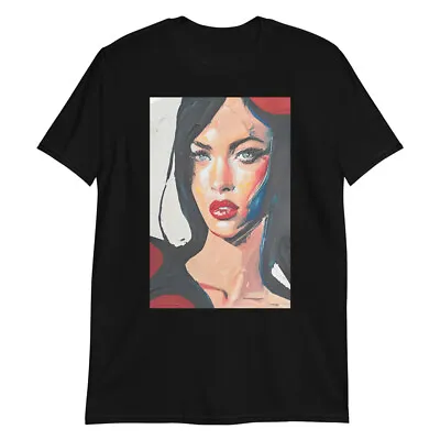 $19.95 • Buy Megan Fox Short-Sleeve Unisex T-Shirt MGK Transformers Painting Artwork