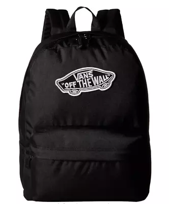 Vans Off The Wall Classic Black Realm Backpack Large • $19.99