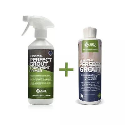 Grout Cleaner Colour Paint DIY KIT Clean And Recolour Old Tired Grout 10 Colours • £32.95