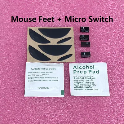 Logitech G400/S MX518 Mice Repair Kits: Micro Switch (OMRON) & Mouse Feet/Skate • $12.99