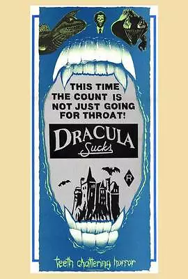 DRACULA SUCKS Movie POSTER 27x40 James Gillis Reggie Nalder Annette Haven Kay • $17.98