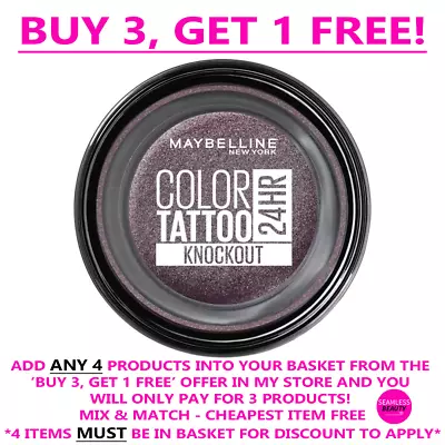 Maybelline Color Tattoo Eyeshadow 24H - Knockout • £3.99