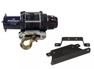 Viper 50 Ft Winch 3000 Lb Black W/ Mount For Can-Am Outlander 800 2006-12 • $229.98