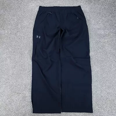 Under Armour Rain Pants Mens XL Black UA Storm Trektic Waterproof Golf Pant • $24.99