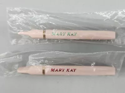 2 Mary Kay Pink Twist Up Use Eye Lip Brush 2.75  Sable Tip NEW In Package • $16.99