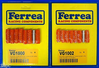 Ferrea Bronze Valve Guides Honda Acura DOHC V-TEC B16A1 B16A3 B17A1 B18C2 B18C3 • $99.99