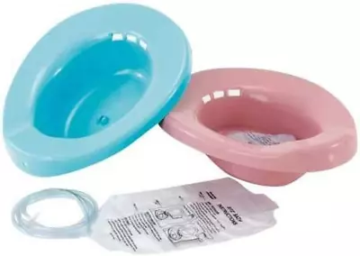 Elongated Sitz Bath For Perineal Hemorrhoidal Episiotomy Soak Relief - Rose  • $24.73