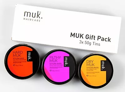 Hard Muk Filthy Muk & Dry Muk Matte Finish Gift Pack (3x 50g Tins) • £19.95