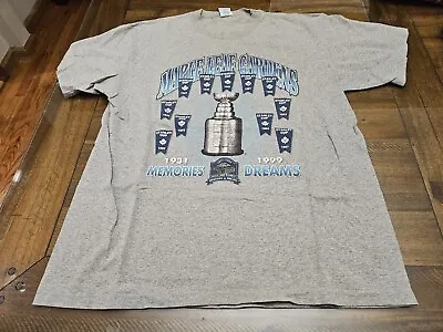 Toronto Maple Leafs 1999 Maple Leaf Gardens  Memories And Dreams  T Shirt • $19