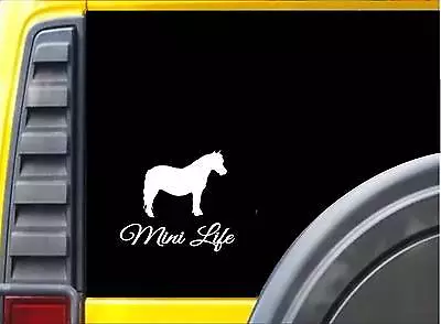 Mini Life Sticker K681 6 Inch Miniature Horse Decal • $4.24