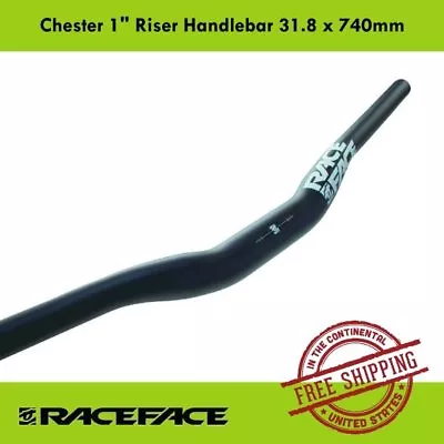 RaceFace Chester 1  Riser Handlebar 31.8 X 740mm For MTB Bike Downhill - Black • $31.90