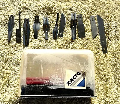 X-acto 6 Pc Gorge Set With 4 Regular Blades As Pictured • $14.95