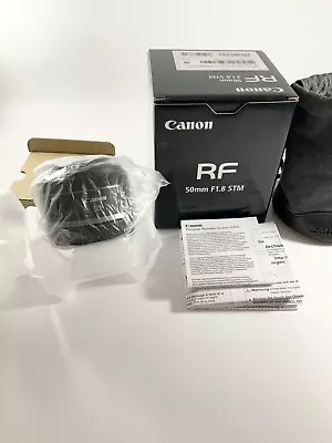 Canon 50mm F1.8 STM Lens - Canon RF - New • £189.95