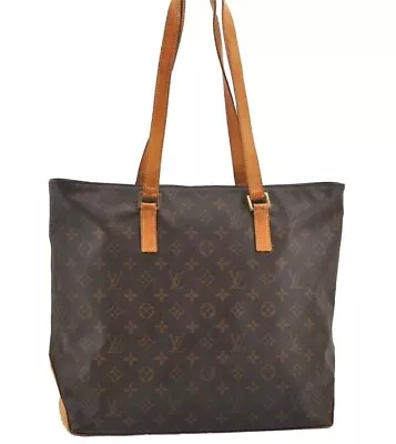 Authentic Louis Vuitton Monogram Cabas Mezzo Shoulder Tote Bag M51151 LV 0374I • $4.25