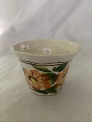 $15.95 • Buy Vintage Planter Garden Pot Ceramic Plant Succulent Hand Painted Signed Mexico 