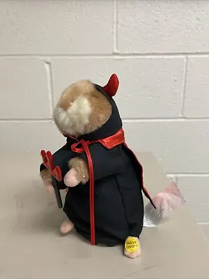 Dancing Singing Hamster Hot Stuff Devil Halloween Valentines Day Gemmy • £12.30