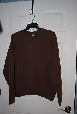 Vintage CHEETAH Size L Brown Pullover Sweatshirt - Made In USA • $9.99