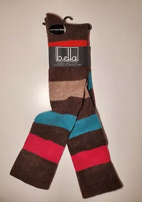 B.ella Knee High Socks Ladies Wool Cashmere Angora Phoebe Espresso New USA • $24