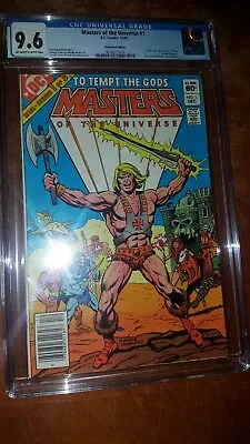 Masters Of The Universe #1 CGC 9.6 White Pages 1982 *1st On Going He-Man Comic  • $190