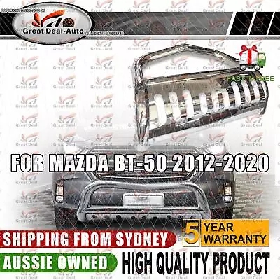 Fit Mazda BT-50 BT50 Stainless Steel Nudge Bar Grille Guard 2012-2020 • $300.25