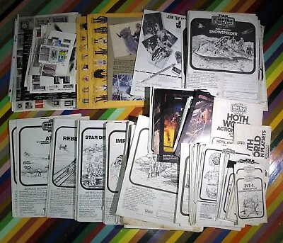 Vtg 1980s ESB Star Wars Ephemera - Toy Instruction Manuals Stickers Insert • $48