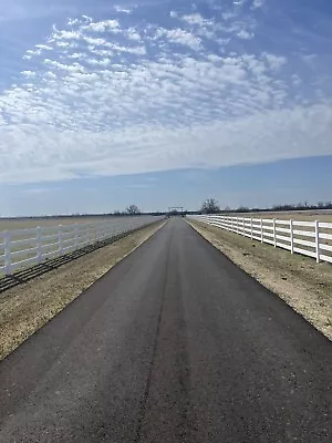 White Vinyl Split Rail Fence • $15