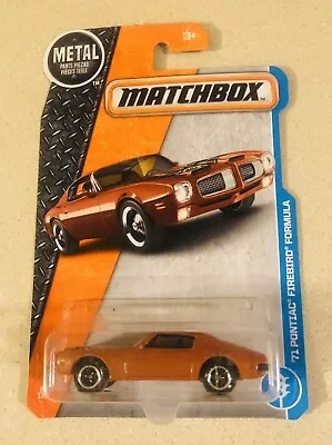 2017 Matchbox ‘71 Pontiac Firebird Formula  • $9.99