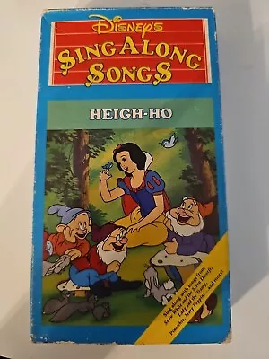 Disneys Sing Along Songs - Snow White: Heigh-Ho (VHS 1994) • $15