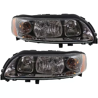 Headlight Set For 2005-2009 Volvo S60 Left And Right Headlamp With Bulb 2Pc • $268.13